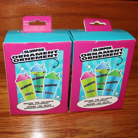 FREE*❤️7-Eleven SLURPEE ornament 2024 edition Making The Holidays Mixational - Picture 4 of 5